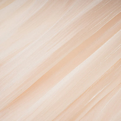 Vestido Mini Eugénie Elegante Plisado en Tono Neutral