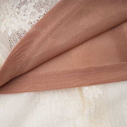 Vestido Maxi Marlene Elegante de Encaje en Blanco