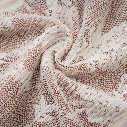 Vestido Maxi Marlene Elegante de Encaje en Blanco