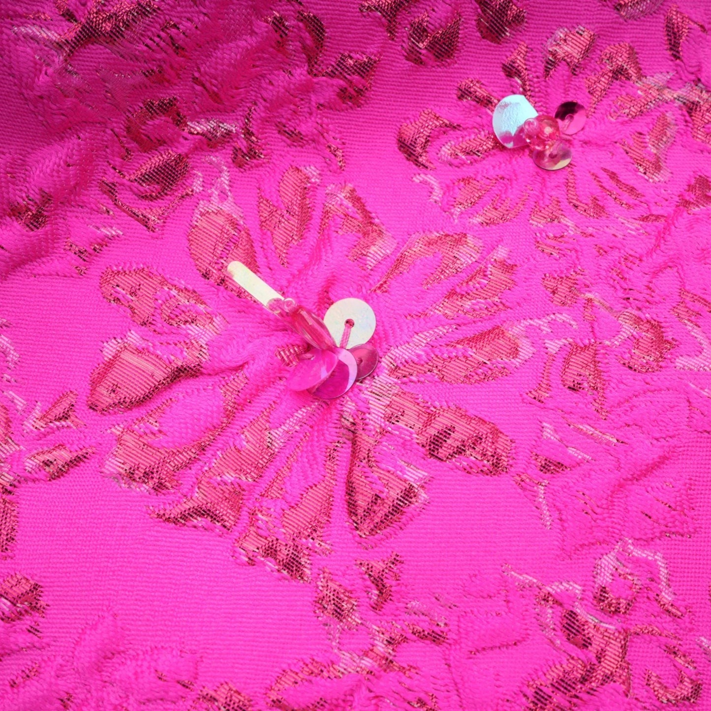 Vestido Mini Astrid Elegante de Jacquard en Rosa