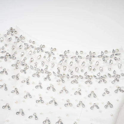 Vestido Mini Melisande Negro con Cristales