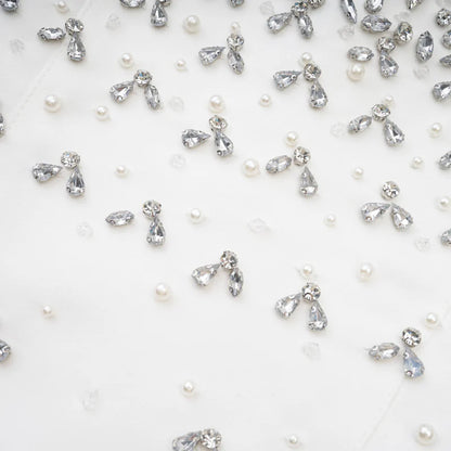 Vestido Mini Melisande Negro con Cristales